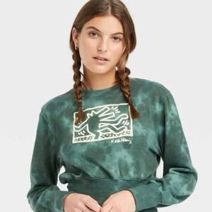 Keith Haring Tie Dyed Sweatshirt